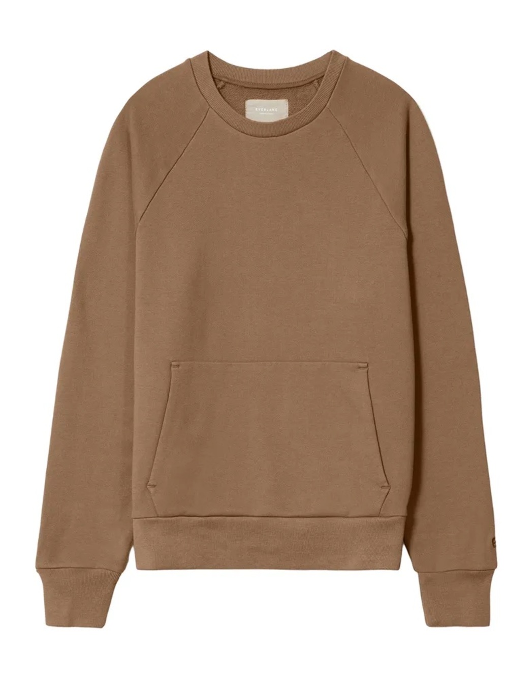 Everlane Women's Camel Sweatshirt - Organic Cotton